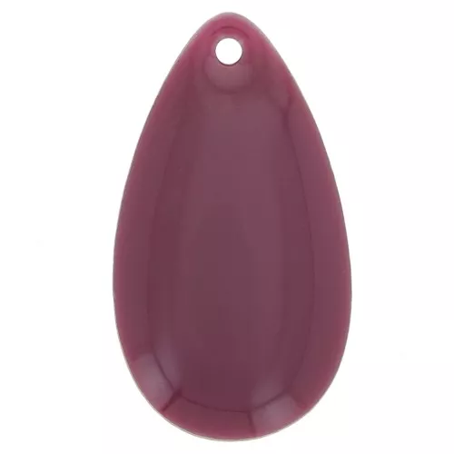 Metal epoxy resin sequins drop shape 21x11.5 mm Violet x 8