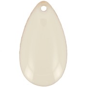 Metal epoxy resin sequins drop shape 21x11.5 mm Cream x 8|raw }}