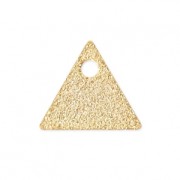 Triangular sequins with a diamond effect 8 mm Gold Tone x8