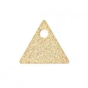 Triangular sequins with a diamond effect 8 mm Gold Tone x8