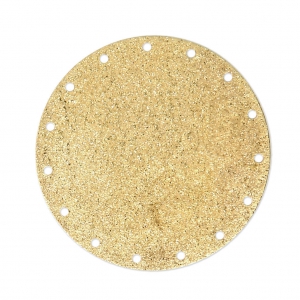 Metal spacer for Miyuki Delica with a diamond effect 35 mm - Gold Tone x1