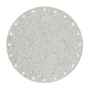 Metal spacer for Miyuki Delica with a diamond effect 45 mm - Rhodium Tone x1