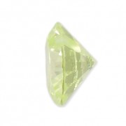Round Zirconium Pendant 8 mm Peridot x1