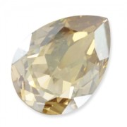 PureCrystal 4320 Pear Fancy Stone 18x13mm Crystal Golden Shadow x1|raw }}