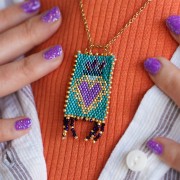 Fire Polished faceted flat round 2x1.5 mm Light Purple Iris x35cm