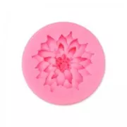 Silicone mold for polymer and metal clay - Dahlia Flower