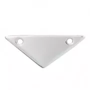 Triangular spacer 2 holes 25 mm 925 Sterling silver x1
