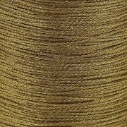 Braided nylon metallic thread 0.6 mm Gold Tone x130 m