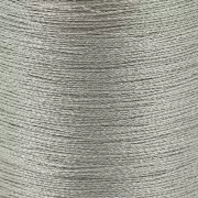 Braided nylon metallic thread 0.3 mm Silver Tone x170 m