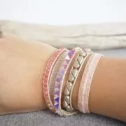 Square Spike Bead PureCrystal 5061 5.5 mm Crystal AB x1