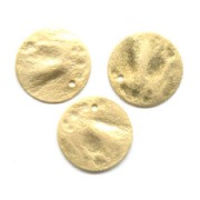 Crumbled sequins 15mm fine Gold plated x5|raw }}