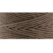 62 meters Bobbin of high quality twisted hemp Cord 1.1 mm Light Brown