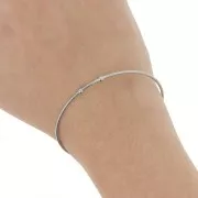 61 mm beaded bracelet - 304 stainless steel x1