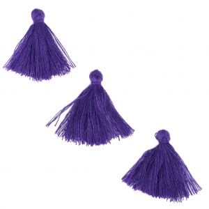 Imitation cotton tassels 26-30 mm Purple x10