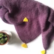 Imitation cotton tassels 26-30 mm Brown x10