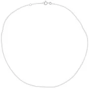 925 Sterling Silver Chain Chocker - Made in Europe - 1.6 mm x40 cm