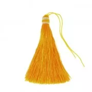 Large tassel 90 mm for decoration or jewels Sunflower/Silver