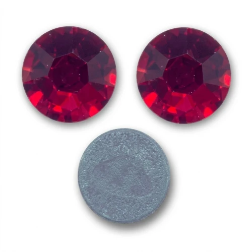 PureCrystal Hotfix rhinestones 4mm Siam x36