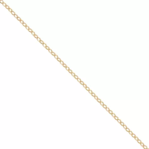 Oval mesh chain 1.9 mm - 3 micron gold plated x50 cm