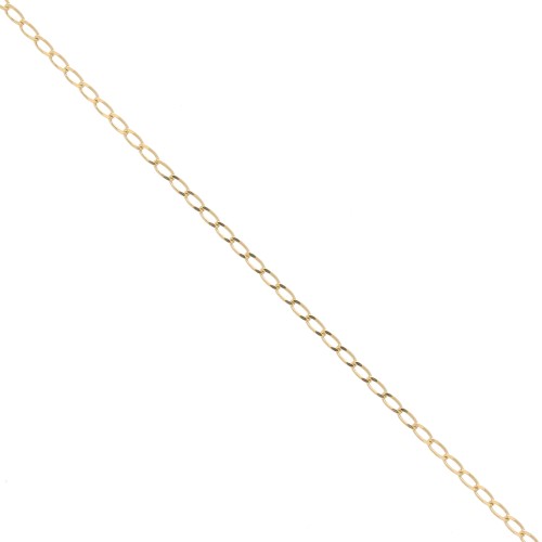 Bilbao mesh chain 1.7 mm - 3 micron gold plated x50 cm