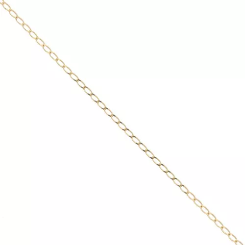 Bilbao mesh chain 1.7 mm - 3 micron gold plated x50 cm
