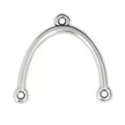 Spacer 23x24 mm Fine Antique silver plating x1