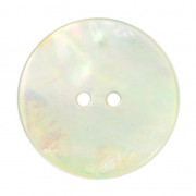 Mother-of-pearl Round button 22 mm Natural x1
