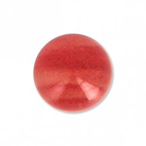 Imitation gemstone resin cabochon 7.3 mm Carnelian x1
