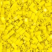 Miyuki Half Tila Beads 5x2.3x1.9 mm HTL-404 - Opaque Yellow x10g