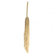 Golden feather 150 mm for decoration and creative leisures x1