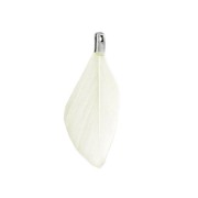 Small feather with terminator 33 mm Cream x1|raw }}
