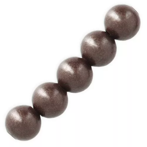 2.5 mm Round Beads - Antique Copper x100