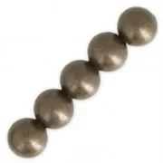 Round beads 5 mm Bronze Tone x50
