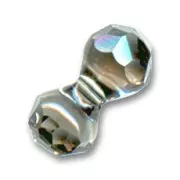 PureCrystal 5150 Modular Bead 11x6mm Black diamond x1