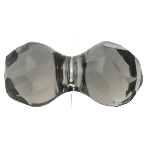 PureCrystal 5150 Modular Bead 11x6mm Black diamond x1