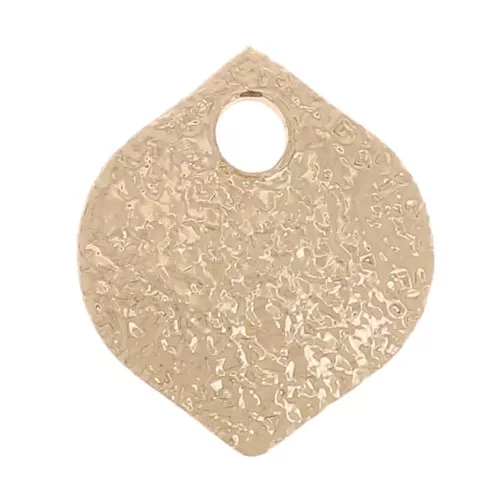 Drop sequins with a diamond effect Gold Tone x4