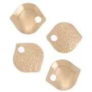 Drop sequins with a diamond effect Gold Tone x4