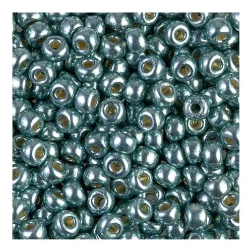 Seed beads Miyuki Duracoat 8/0 4216 - Galvanized Sea Foam x8g