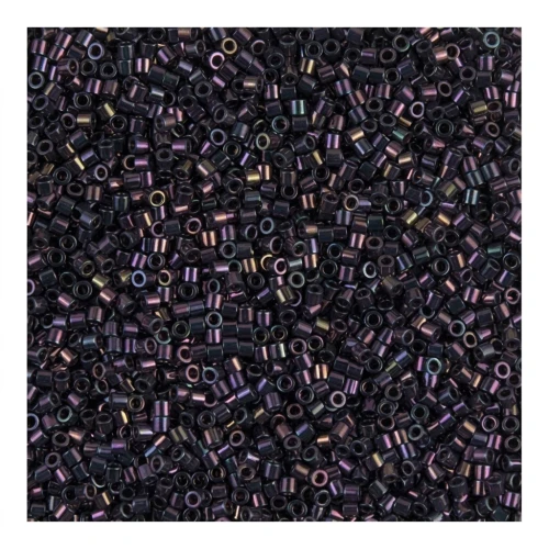 Miyuki Delica 15/0 DBS0004 - Metallic Dark Plum Iris x5g