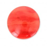 Resin cabochon imitation Gemstone 25 mm Cornaline x1|raw }}