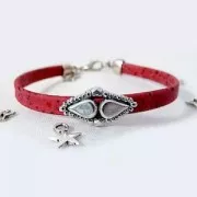 Glass beads Amos® by Puca® 5x8 mm Opaque Light Rose Ceramic Look x10g