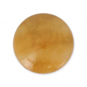 Resin cabochon imitation Gemstone 25 mm Calcite Jaune x1