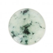 Resin cabochon imitation Gemstone 25 mm Black Rutile x1|raw }}