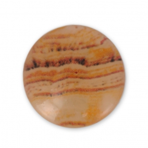 Resin cabochon imitation Gemstone 25 mm Quartz Rutile x1