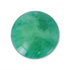 Resin cabochon imitation Gemstone 25 mm Green Agate x1