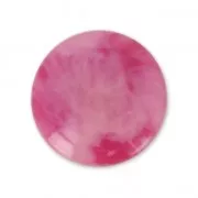 Resin cabochon imitation Gemstone 25 mm Ruby x1
