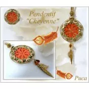 Plexiglass round spacer 27 mm Coral x1