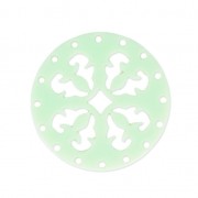 Plexiglass round spacer 27 mm Mint Green x1