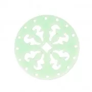 Plexiglass round spacer 27 mm Mint Green x1