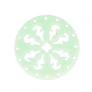 Plexiglass round spacer 27 mm Mint Green x1